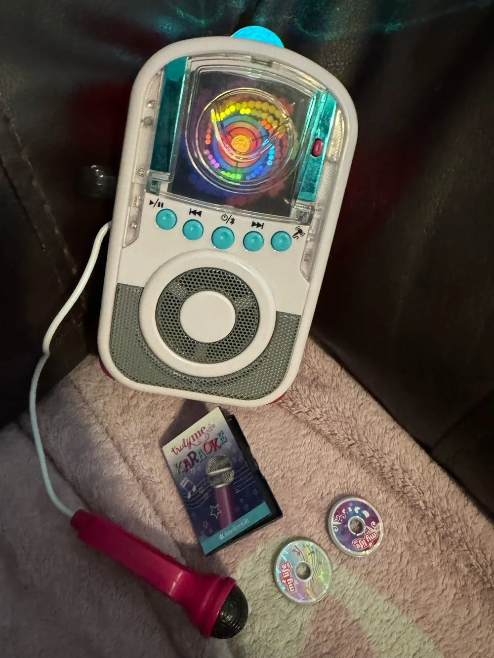 My Life Doll Karaoke machine lights up & microphone works